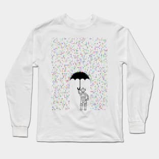 It's raining binary numbers! Long Sleeve T-Shirt